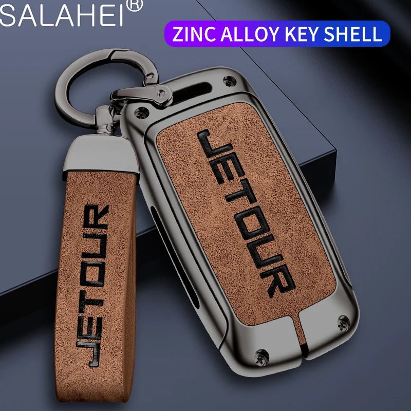 Premium Leather Key Fob Cover for Chery Jetour & Cowin Models