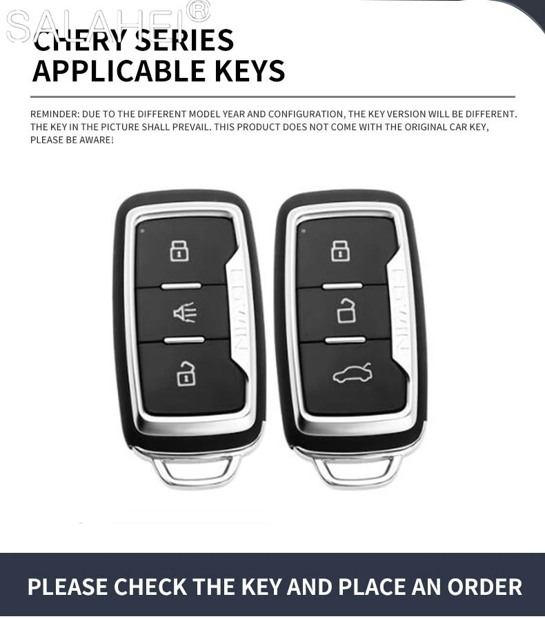 Premium Leather Key Fob Cover for Chery Jetour & Cowin Models