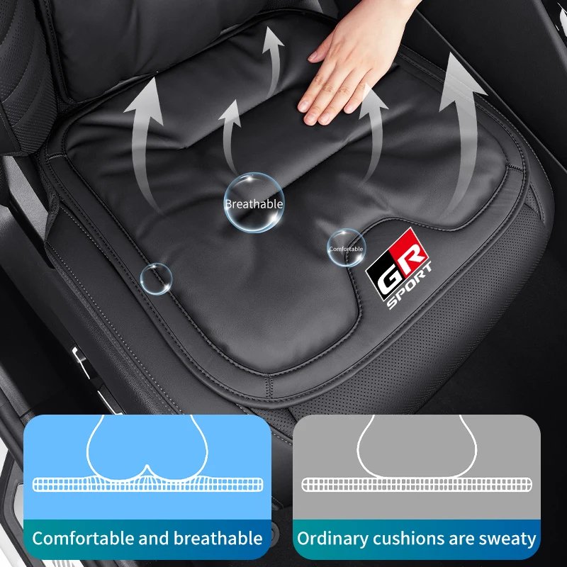 Toyota Seat Cover Mat Set - Front & Rear Cushions for GR Supra, Aygo, Prado, RAV4, Hilux, Yaris, Corolla